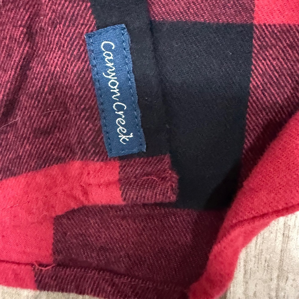 Magellan Outdoors Mens 3XL Red Black Buffalo Plaid Button Down Classic Fit NWT - Picture 10 of 12